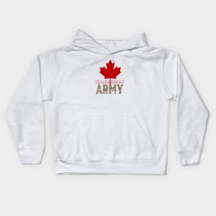 Canadian Army Collection1 Kids Hoodie